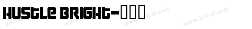 Hustle Bright字体转换